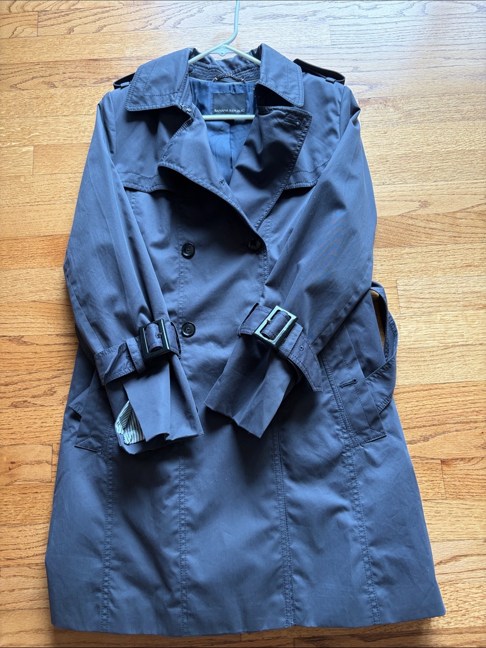 Banana Republic Women's Navy Blue Trench Coat
